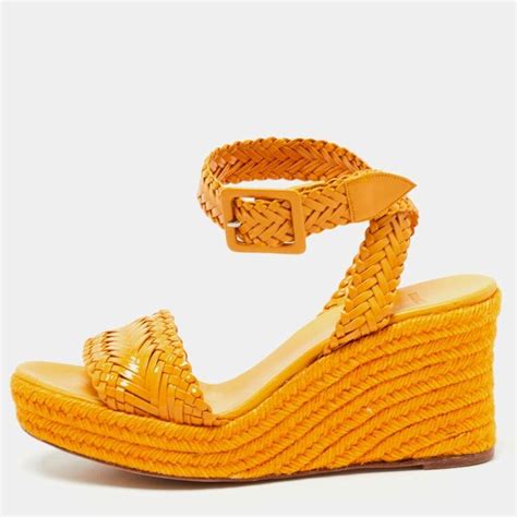 hermes orange wedges|authentic hermes sandals.